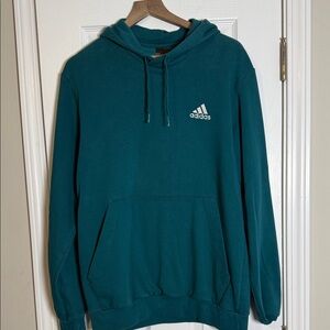 Adidas Men's Deep Teal Hoodie